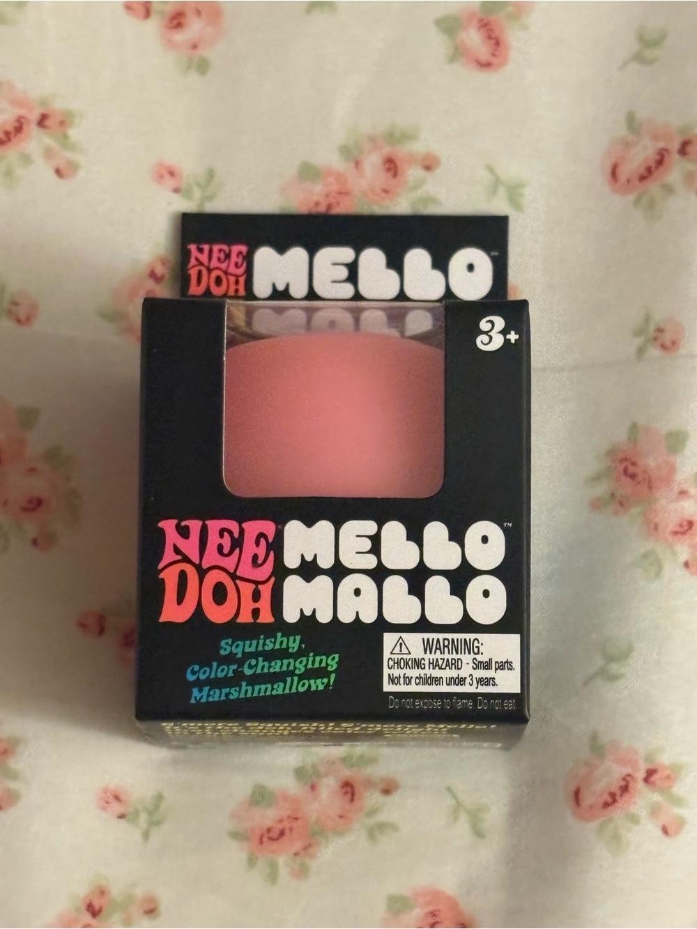 NeeDoh Mello Mallo Squishy Marshmallow Toy - Pink